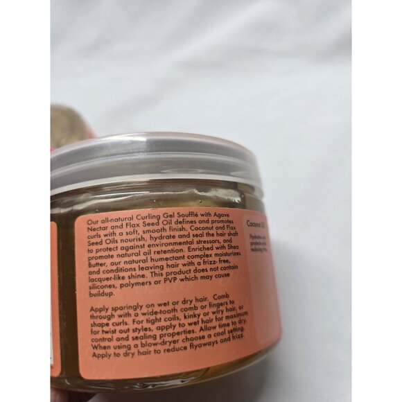 SheaMoisture Curling Gel Souffle for Thick, Curly Hair Coconut , Hibiscus × 2 - Picture 5 of 9